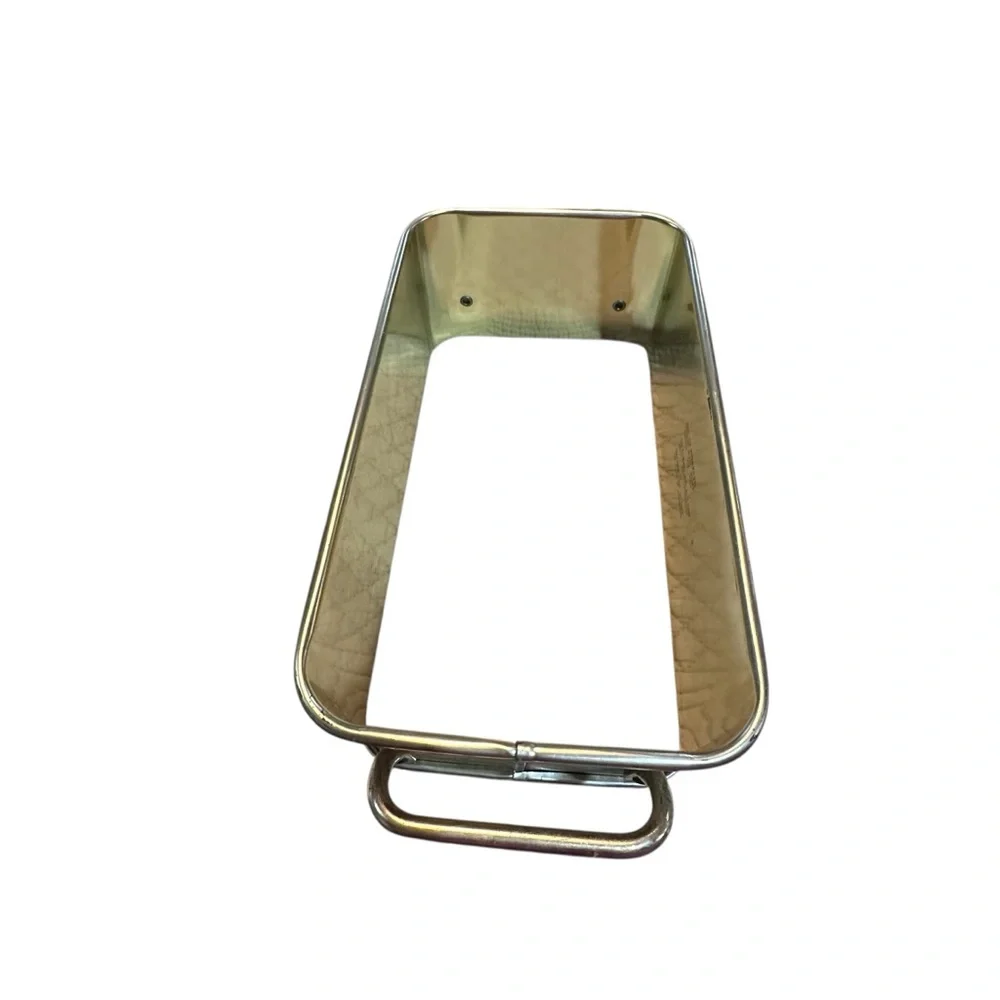 Vintage Metal Fruit Design Tray with‎ Handles 7.5 Inch Length